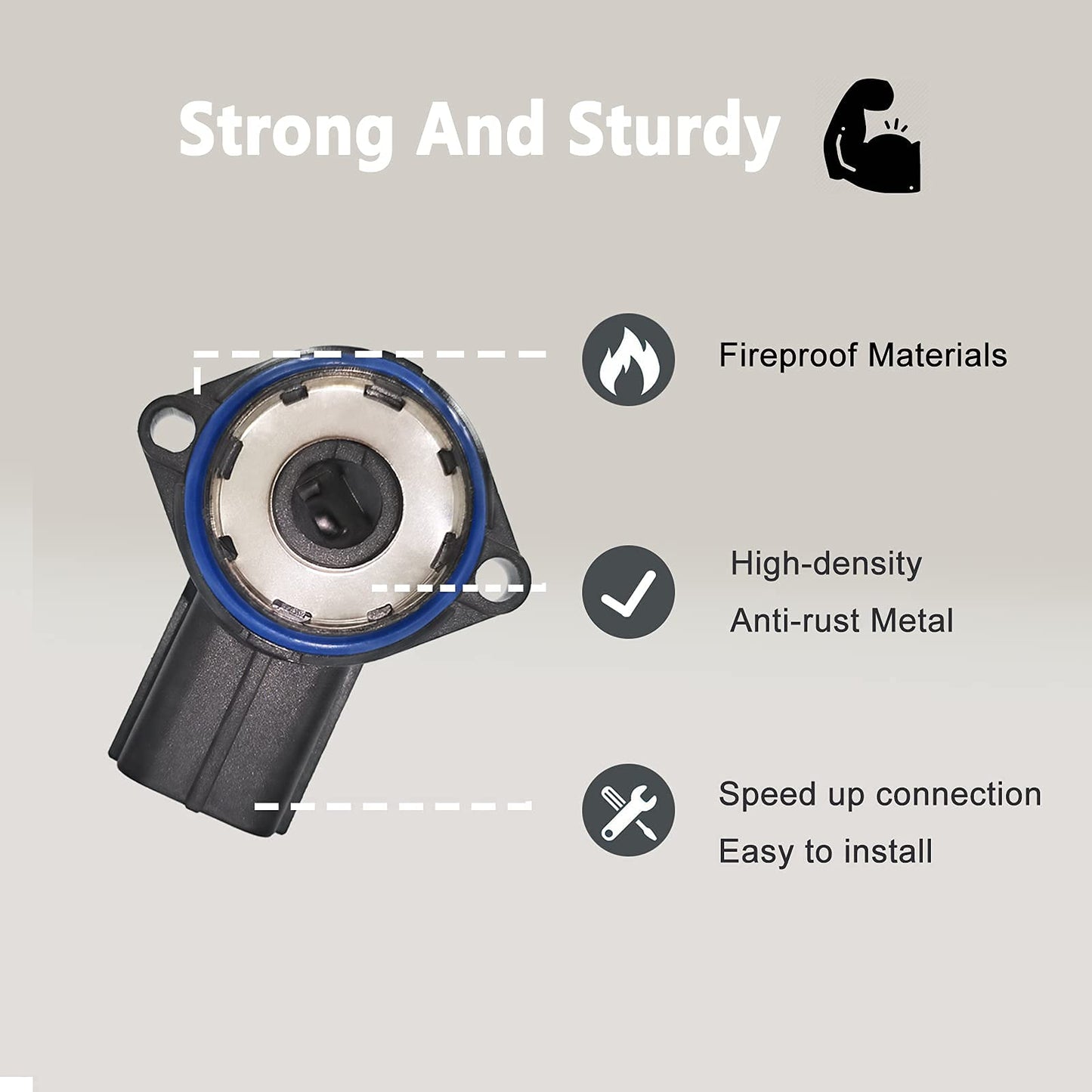 Throttle Position Sensor TPS274 Compatible with Ford Mercury Mazda Escape EcoSport Focus Ecosport Mondeo Ranger B2300 Tribute Mariner 2.3L L4