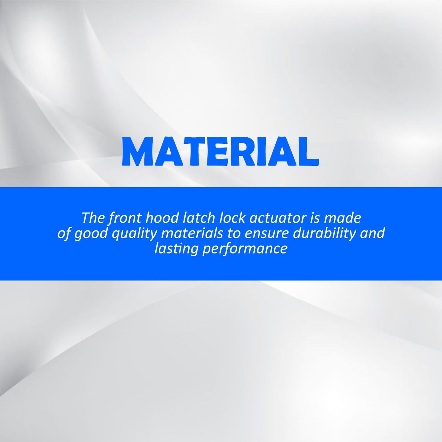 HiSport Front Hood Latch Lock Actuator - Compatible with Chevrolet Malibu 2016-2018 Replaces 84160734 23264513