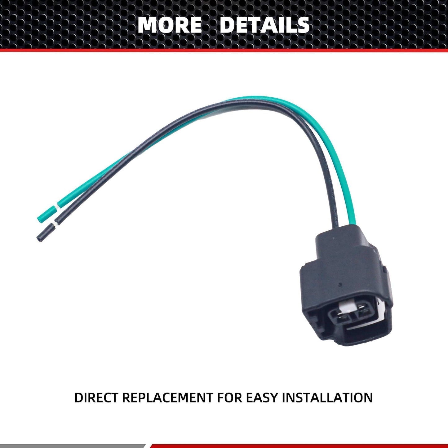 HiSport 88952834 Ambient Air Temperature Sensor Connector Compatible with Cadillac,Dodge, Jaguar, Land Rover, Lexus, Toyota, Chrysler, Mitsubishi, Pontiac, Scion, Subaru, Suzuki Replace 88953308