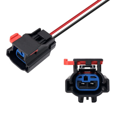 HiSport A/C Compressor Wiring Harnesses Connector Compatible with Chevrolet Chrysler Dodge Ford GMC Jeep Ram Western 5017117AA 5019913AA S-2052