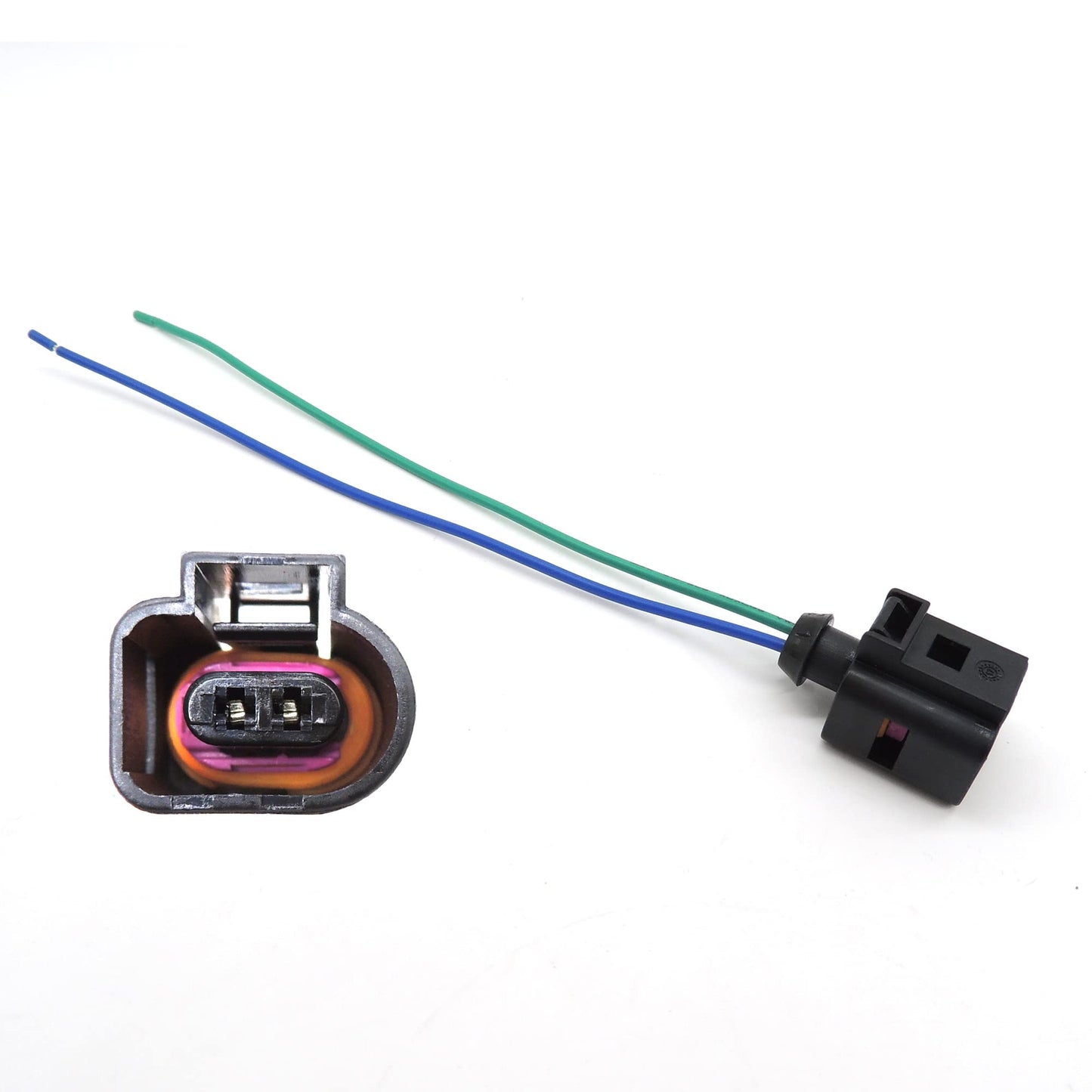 HiSport 1J0 973 702 1J0973702 Female Connector Harness Plug Replacement for VW Jetta Golf MK4 MK5 B5 Beetle 2 PCS