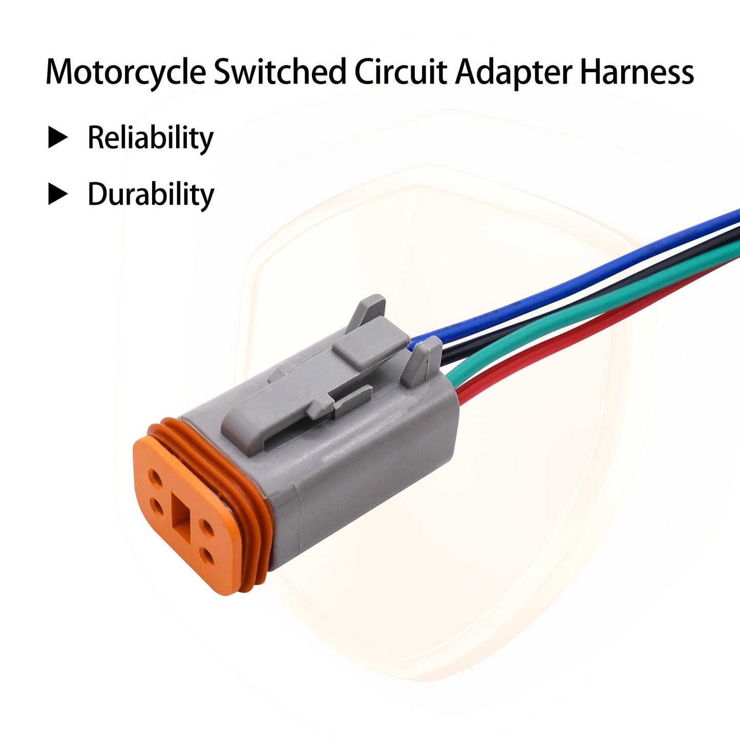 HiSport Motorcycle Switched Circuit Adapter Harness Kits Compatible with Harley Motorcycle Touring and Trike Models 1994-later