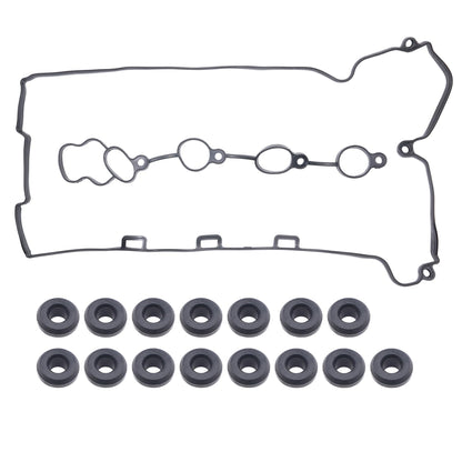 HiSport VS50769R Engine Valve Cover Gasket - Compatible with Chevy Cobalt HHR Malibu 2006-2012 Pontiac G5 G6 Pursuit Solstice 2006-2010 Saturn Aura Ion Sky Vue 2006-2010 - Replace 12598014