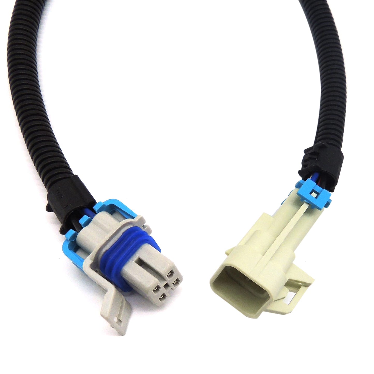 HiSport O2 Oxygen Sensor 24" Square 4 Pin LS1 LS2 O2 Wire Harness Gray 2PCS for LS1 LS2 LS3 LS6 LS7 O2 Sensor