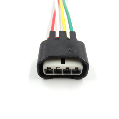 HiSport 6Pcs Ignition Coil Female Connector Plug Harness Pigtail - 90980-11885 Compatible with Chevrolet Toyota Lexus Pontiac Scion Ignition Coil Connector Harness L4 2.4L