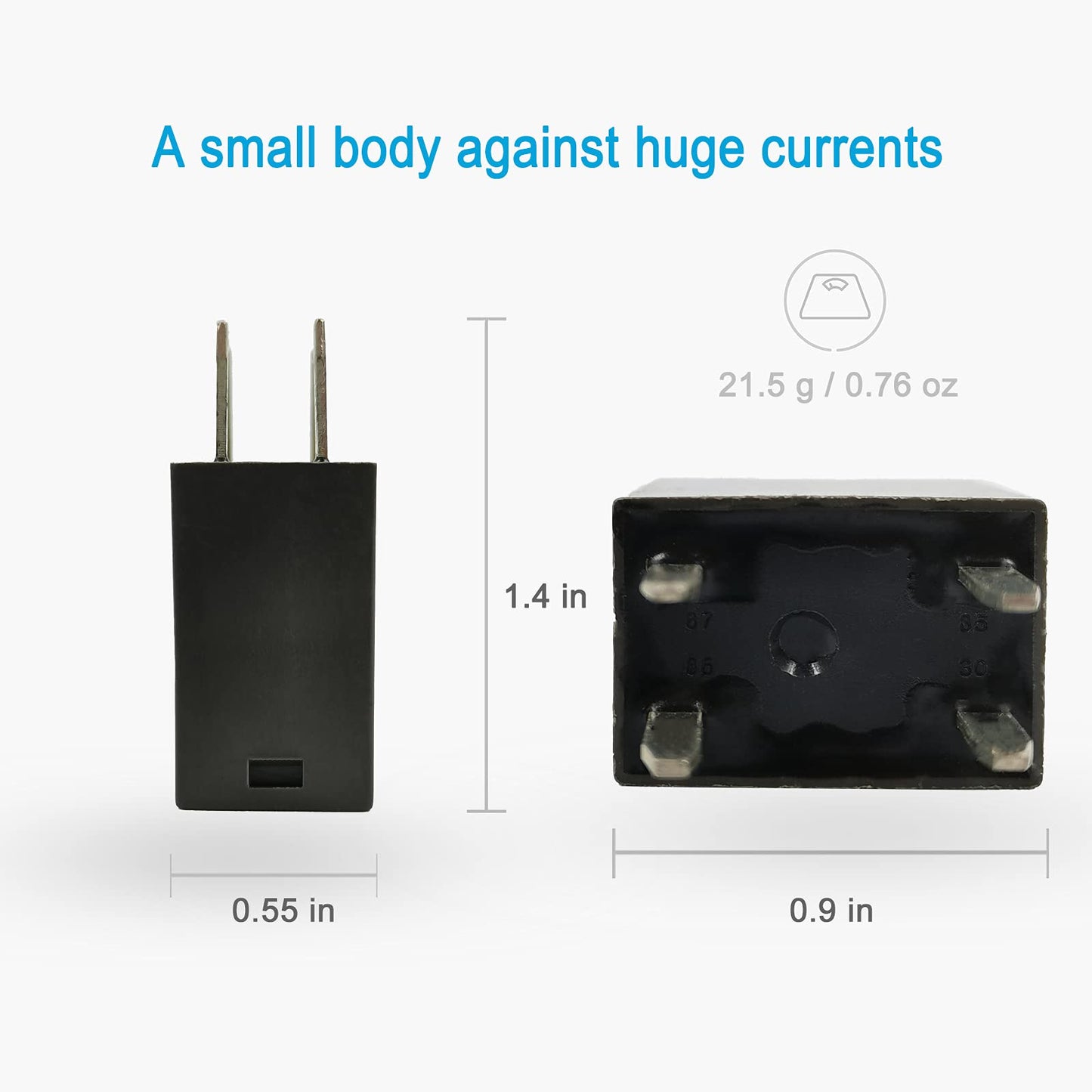 12V 10A 4P Air Conditioning Compressor Relays(Multi-Purpose Relay) 12088567 - Compatible with Buick,Cadillac,Chevrolet,GMC,Hummer More - HiSport 3 Pack