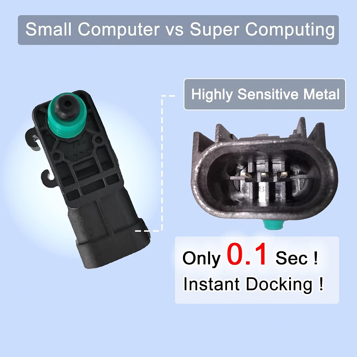 HiSport 13502903 Fuel Tank Pressure Sensor Compatible with Buick Allure, Cadillac ATS, Chevrolet Chevy Blazer Equinox Cruze Express 1500, GMC Acadia, Hummer H2, Pontiac G5, Saab 9-7X, Saturn Aura