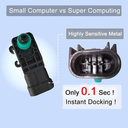 HiSport 13502903 Fuel Tank Pressure Sensor Compatible with Buick Allure, Cadillac ATS, Chevrolet Chevy Blazer Equinox Cruze Express 1500, GMC Acadia, Hummer H2, Pontiac G5, Saab 9-7X, Saturn Aura