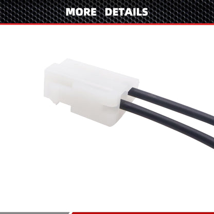 HiSport DAC072 Alternator Connector Pigtail Plug Repair Wire/Wiring Harness Compatible with Nippondenso Kubota 2 Way