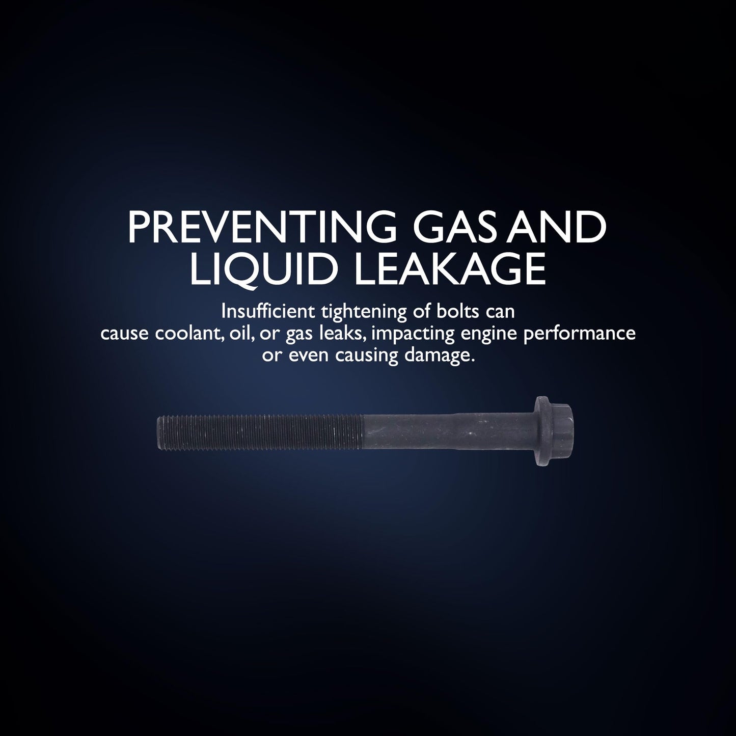 HiSport Engine Cylinder Head Bolt Set 10PC - Compatible with Toyota Tacoma 1995-2020 4Runner 1996-2010 T100 1994-1998 2.4L 2.7L - Replace ES72182 220-1043 GS33402