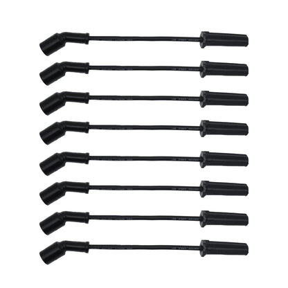 HiSport Spark Plug Wire Set WGM48 (7MM) 9748UU 19297035 Compatible with 1999-2012 Cadillac Escalade Chevy Silverado Suburban Tahoe GMC Sierra Yukon, Replaces 88862385 88862122 19351571