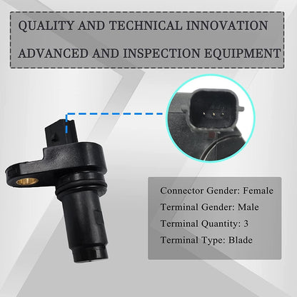 HiSport 12588992 2PCS Crankshaft Position Sensor Compatible with Buick Lacrosse Regal Verano, Chevrolet Chevy Captiva Cobalt Equinox HHR Impala, GMC Terrain, Pontiac G5, Saturn Aura