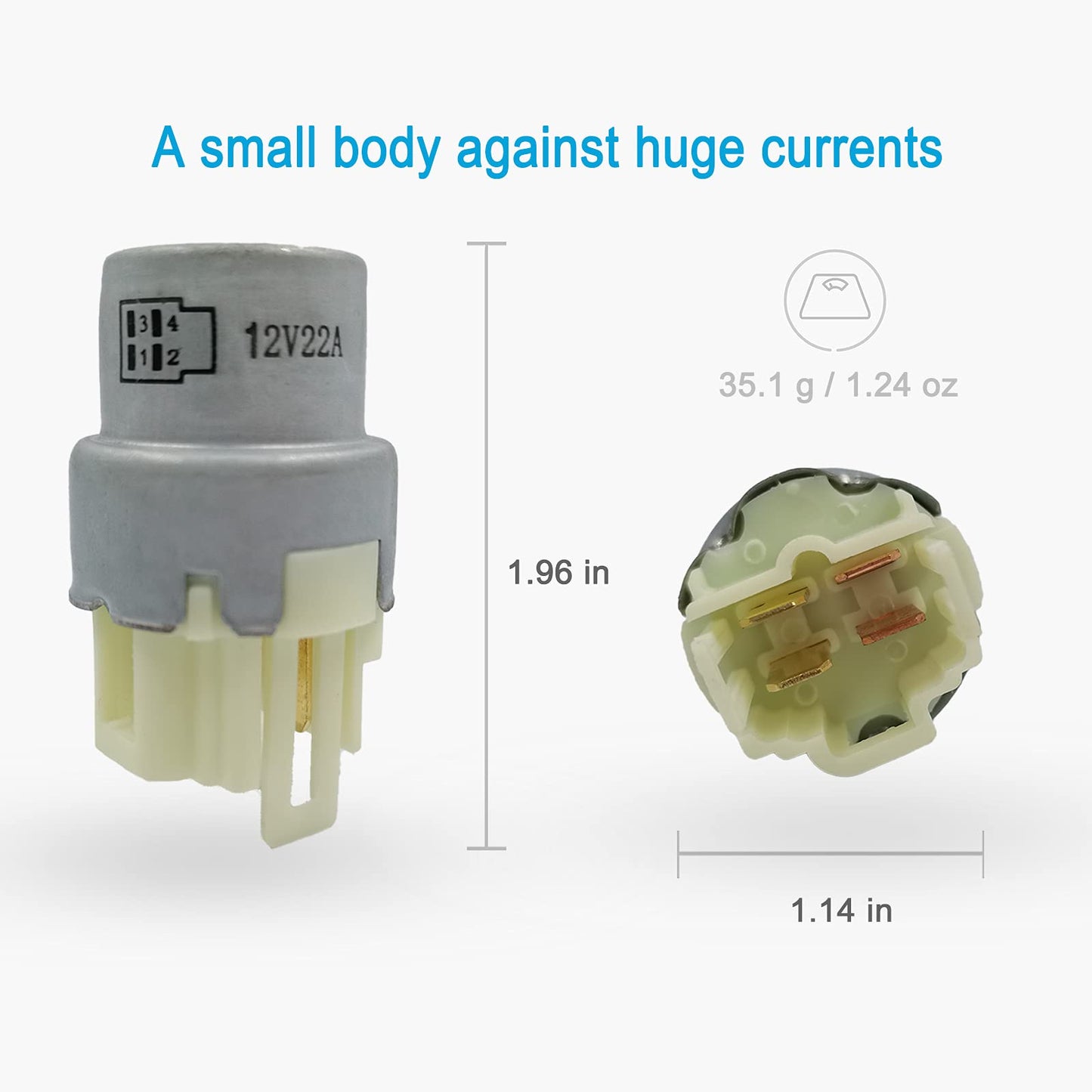 909-90987-02004 Multi-Purpose Relay (Flashers) - Compatible with Toyota, Mitsubishi, Chrysler Swift More Replace RY51£¬9098702004£¬0567004810 Signal Light Assemblies£¨Standard Power Relay£©-HiSport