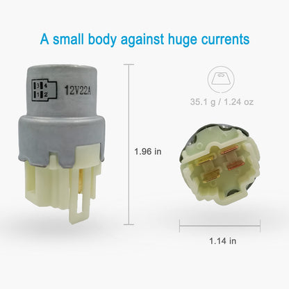 909-90987-02004 Multi-Purpose Relay (Flashers) - Compatible with Toyota, Mitsubishi, Chrysler Swift More Replace RY51£¬9098702004£¬0567004810 Signal Light Assemblies£¨Standard Power Relay£©-HiSport