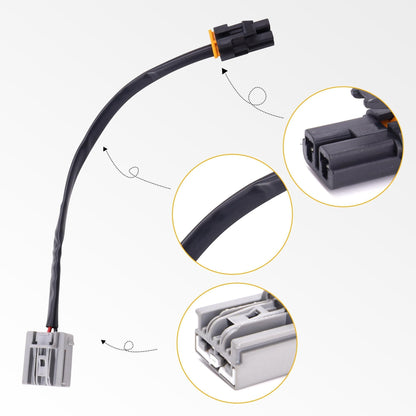 HiSport 1575221 Blower Motor Connector Compatible with Cadillac Escalade,Chevrolet Avalanche, Silverado 1500 2500 3500, Suburban 1500 2500, Tahoe, GMC Sierra 1500 2500 3500, Yukon XL 1500 2500