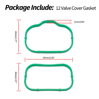 HiSport MS97204 Intake Manifold Gasket Set Upper & Lower - Compatible with 3.6L 2011-2020 Dodge Avenger Journey Charger Grand Cherokee Chrysler 200 300
