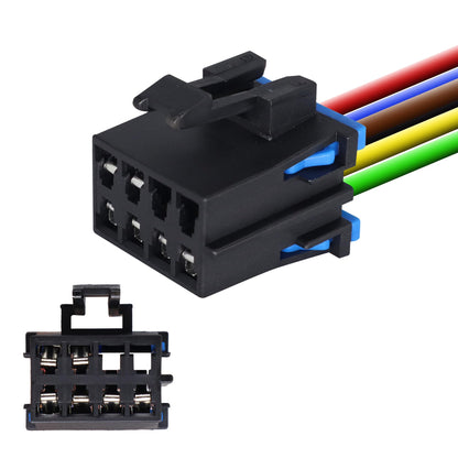 HiSport AC Heater Climate Fan Speed Control Wire Harness Connectors Pigtail PT1346 15306189 969907 Replacement for Chevy Tahoe Silverado 2500 C1500 C2500 C3500 K3500 K2500 K1500 C3500HD 1989-2022