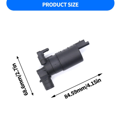 HiSport 28920-7S200 Windshield Washer Pump - Compatible with INFINITI Q50 2014-2022 Q60 2017-2022 Nissan Frontier 2009-2021 TITAN 2004-2015