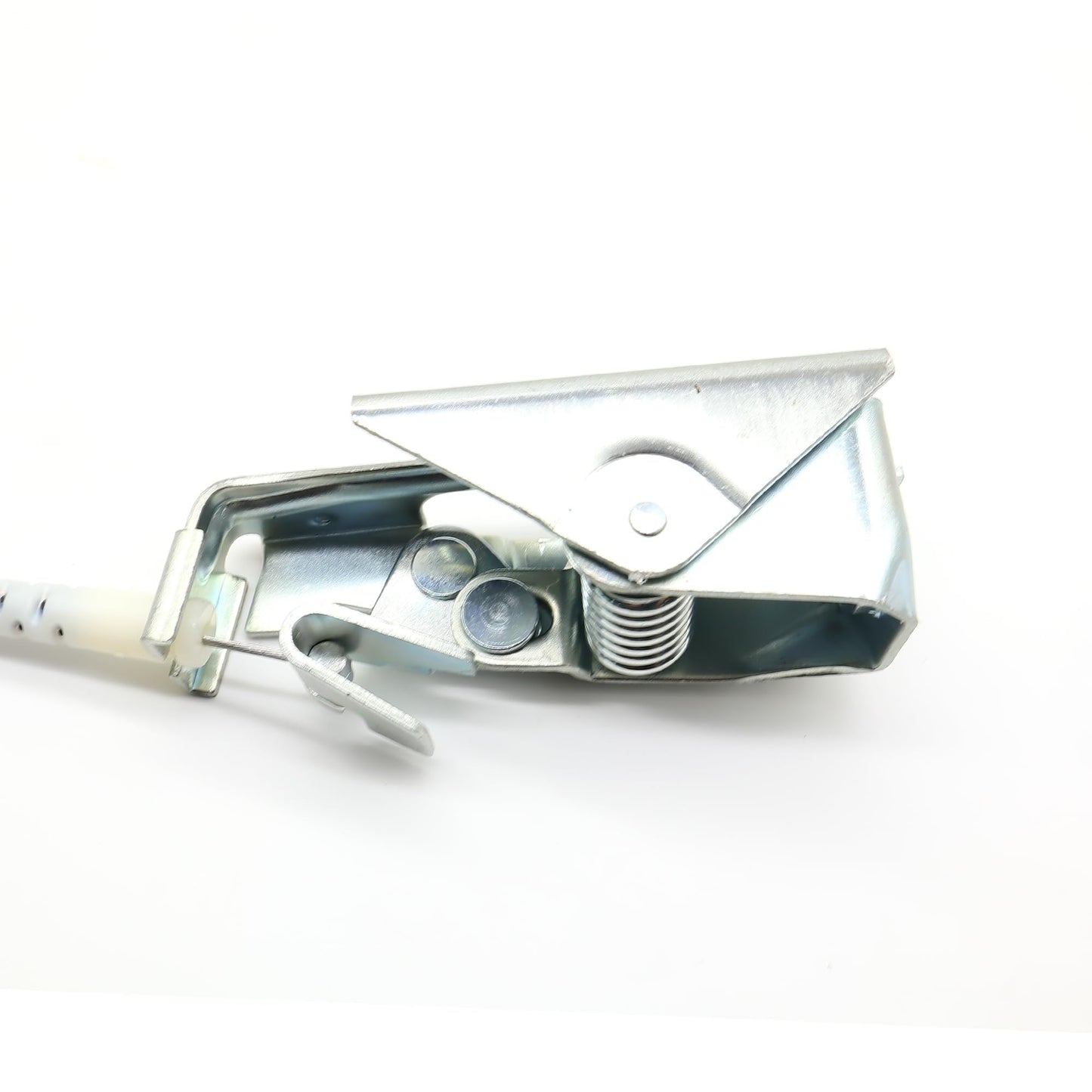 Hisport F4TZ-15219A65-A Door Latch Lock Assembly Front Left Driver Side - Compatible with 1992-1998 Ford F350 F250 F150 Bronco LH Side Power Door Latch Lock Actuator Motor Cable Rod Kit