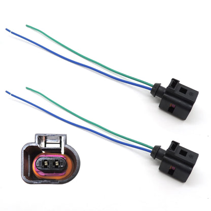 HiSport 1J0 973 702 1J0973702 Female Connector Harness Plug Replacement for VW Jetta Golf MK4 MK5 B5 Beetle 2 PCS