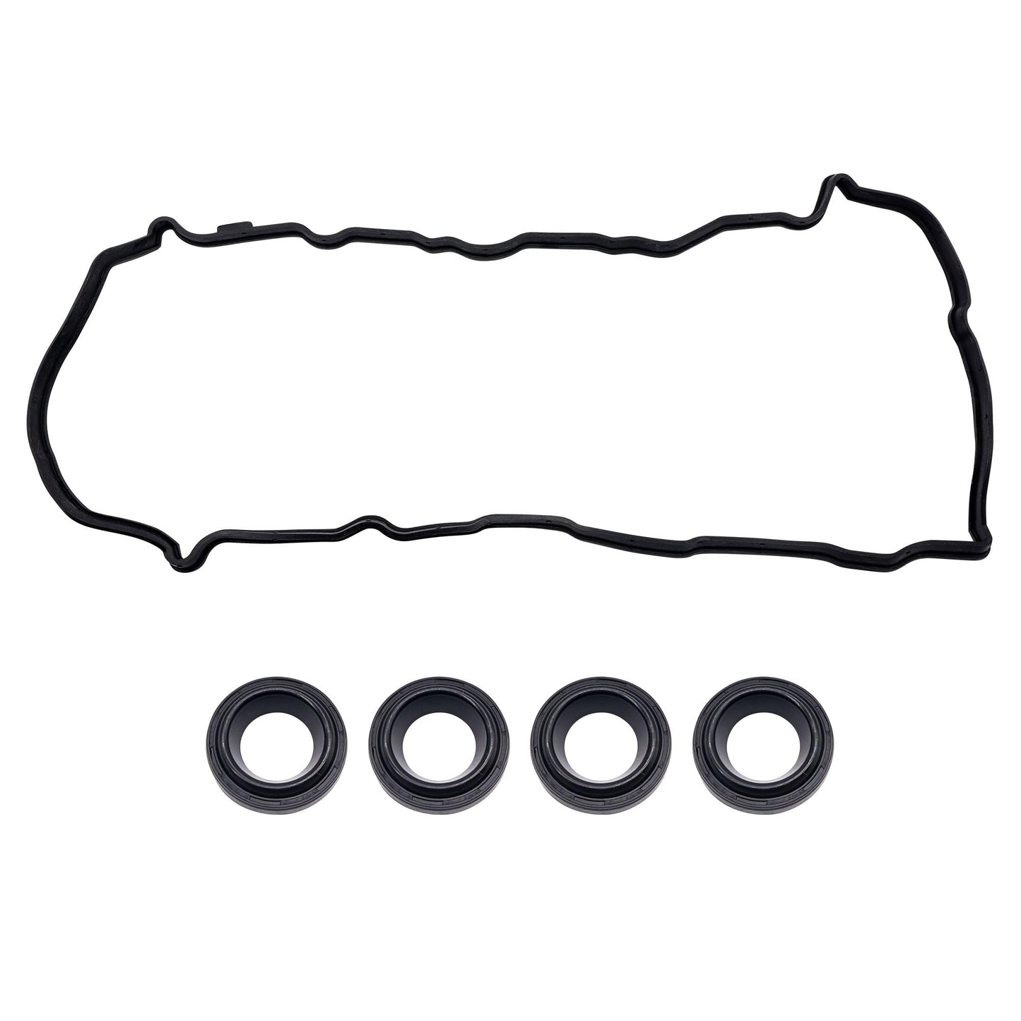 HiSport Valve Cover Gasket Set - Compatible with Nissan 2007-2012 Altima 2.5L 2008-2012 Rogue 2.5L 2007-2012 Sentra 2.5L - Replace VS50777R