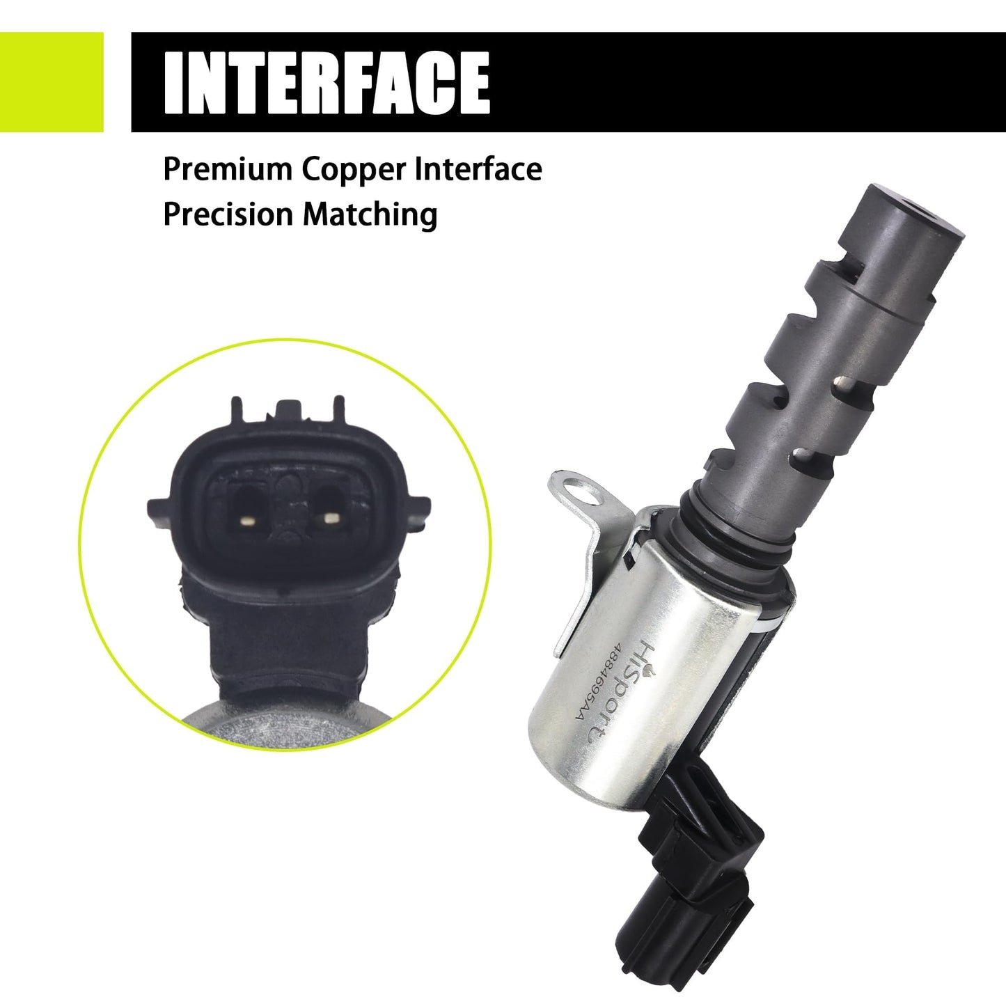HiSport 917-291 Variable Valve Timing Solenoid - Intake VVT Compatible with Chrysler 200 2011-2014 Sebring 2007-2010, Dodge Avenger 2008-2014 Caliber 2007-2012 Journey 2009-2020, Jeep Compass Patriot