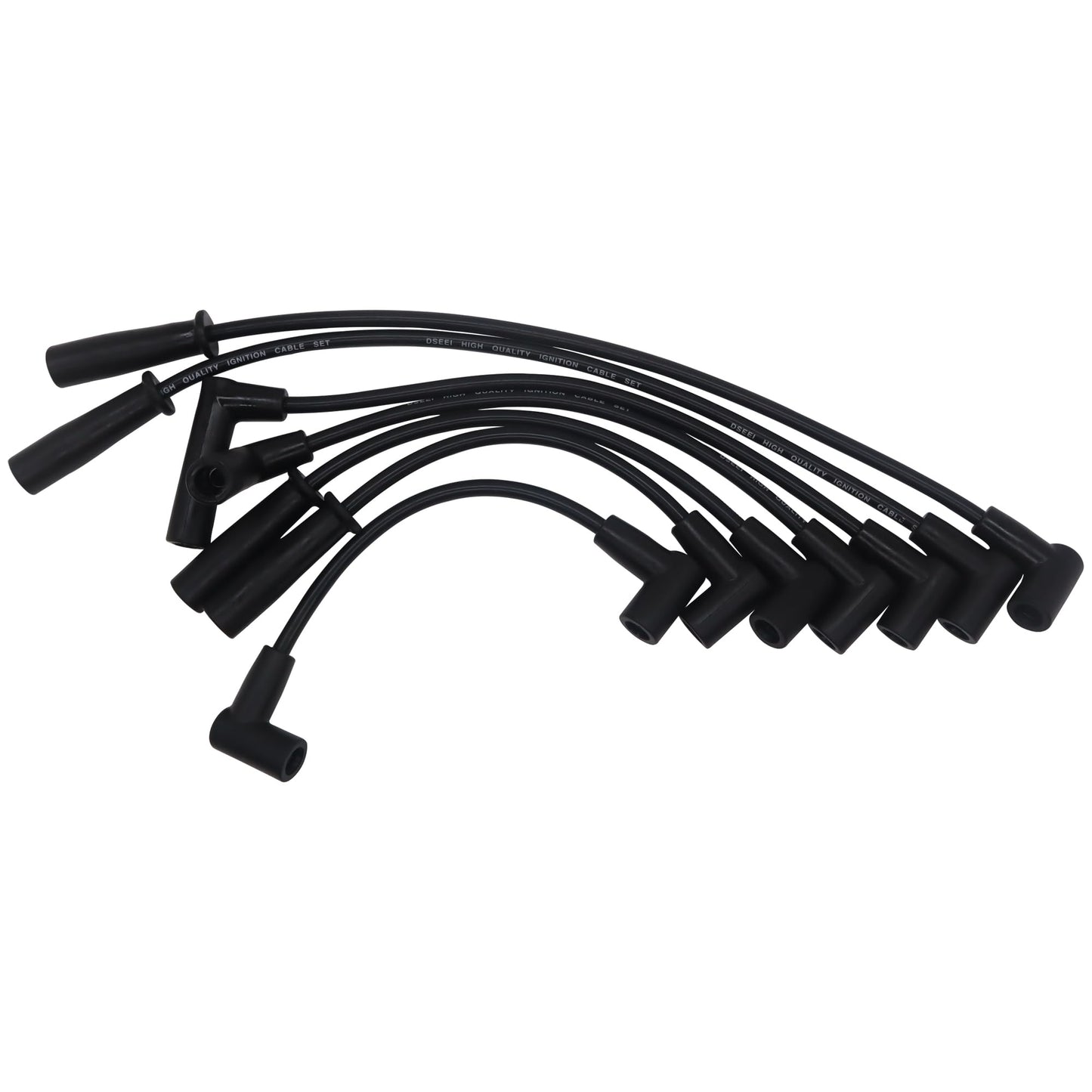 HiSport Spark Plug Wire Set 671-6128 Compatible with Jeep Wrangler Cherokee Grand Cherokee 1991-1999 4.0L 6 CYL Replacement for 6716128