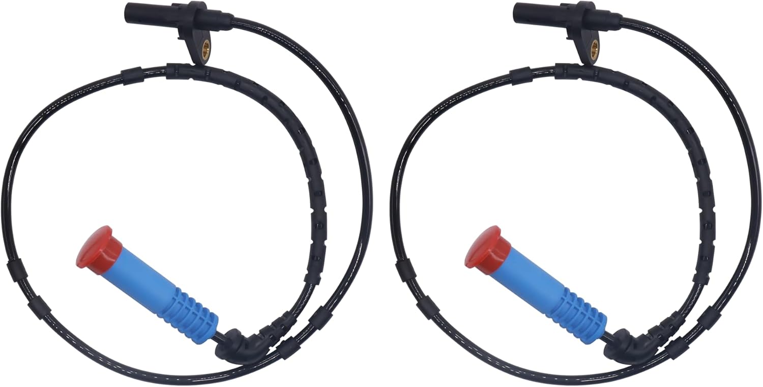 HiSport ABS Wheel Speed Sensor Rear Transmission Automatic - Compatible with 2004-2006 BMW X3 (Rear Left & Right) - ALS441 Sensor Replacement Kit (2pcs)