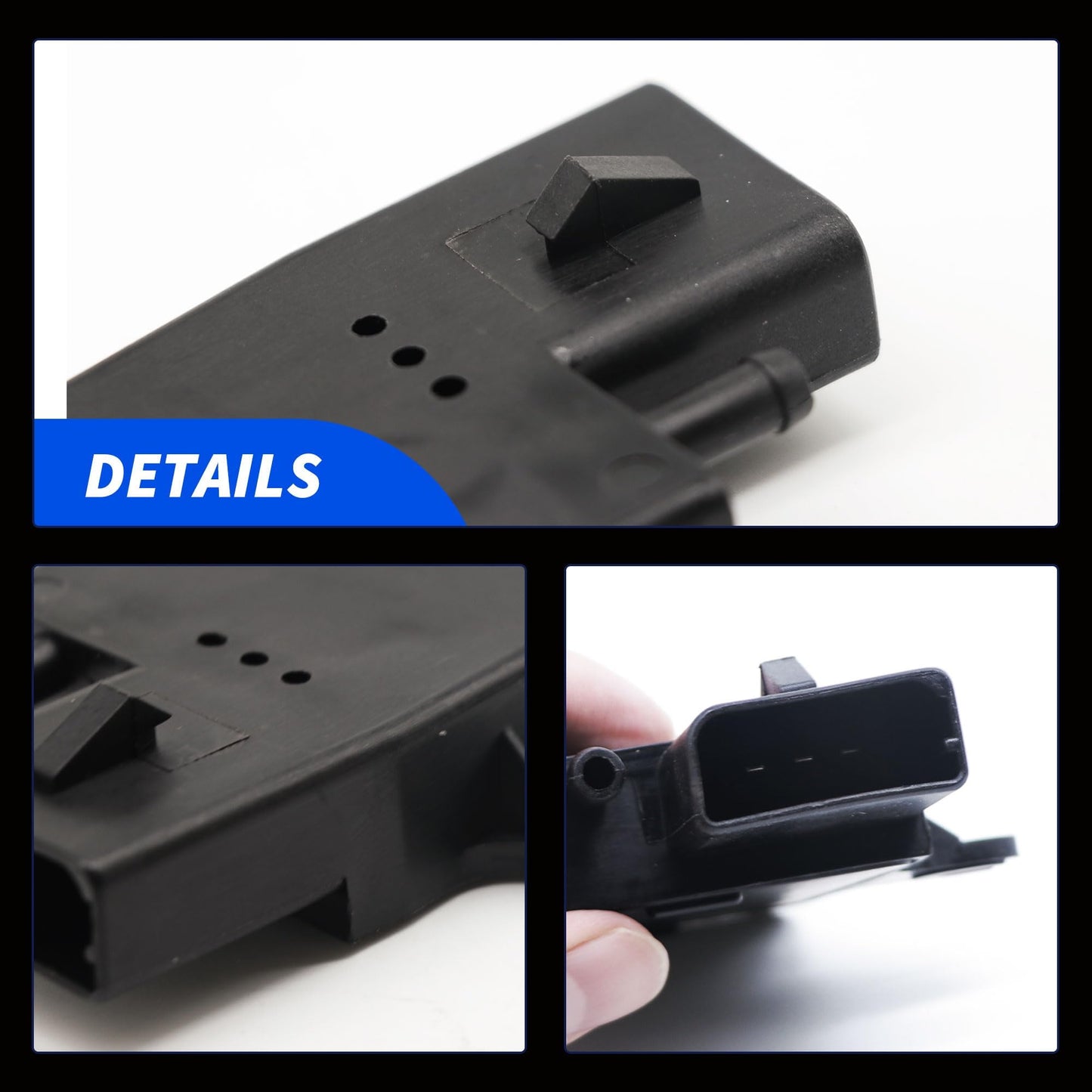 HiSport 1648138 Map Manifold Absolute Pressure Sensor Compatible with Ford Aerostar Bronco E-150 250 350 Escort Super Duty F-150 250 350 Mustang, Lincoln Continental, Mercury Capri Cougar Sable