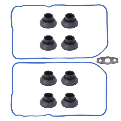 HiSport VS50504R1 Valve Cover Gasket Set VS50250A - Compatible with 4.8L 5.3L 5.7L 6.0L 6.2L Chevy Cadillac GMC Hummer Buick Pontiac Saab Isuzu Avanti 1999-2018