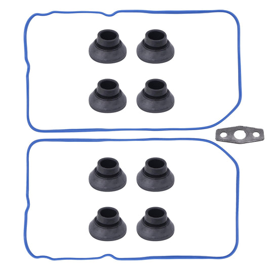 HiSport VS50504R1 Valve Cover Gasket Set VS50250A - Compatible with 4.8L 5.3L 5.7L 6.0L 6.2L Chevy Cadillac GMC Hummer Buick Pontiac Saab Isuzu Avanti 1999-2018