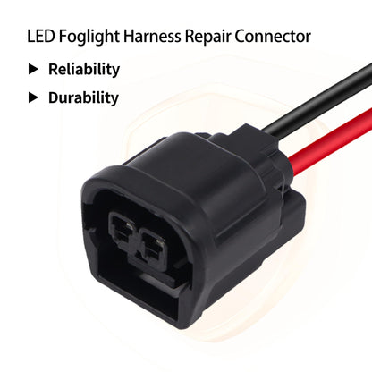 HiSport LED Foglight Harness Repair Connector Plug Pigtail Compatible with Honda Accord 2016 2017