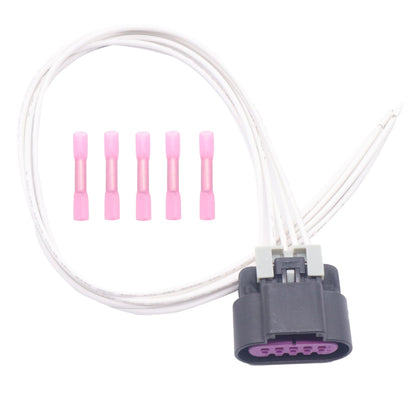 HiSport 645-500 Mass Air Flow Sensor Connector Comptible with Buick, Cadillac, Chevrolet, Chevy, GMC, Hummer, Isuzu, Oldsmobile, Pontiac, Saab, Saturn, Workhorse Fasttrack Replace 13585858, 19151498