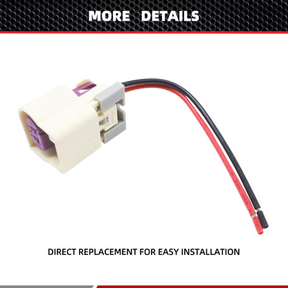 HiSport 13580877 Detonation Knock Sensor Connector Comptible with Buick Cascada, Cadillac ATS, Chevrolet Chevy Avalanche, GMC Acadia, Hummer, Isuzu, Oldsmobile Aurora, Pontiac, Saab, Saturn, Suzuki