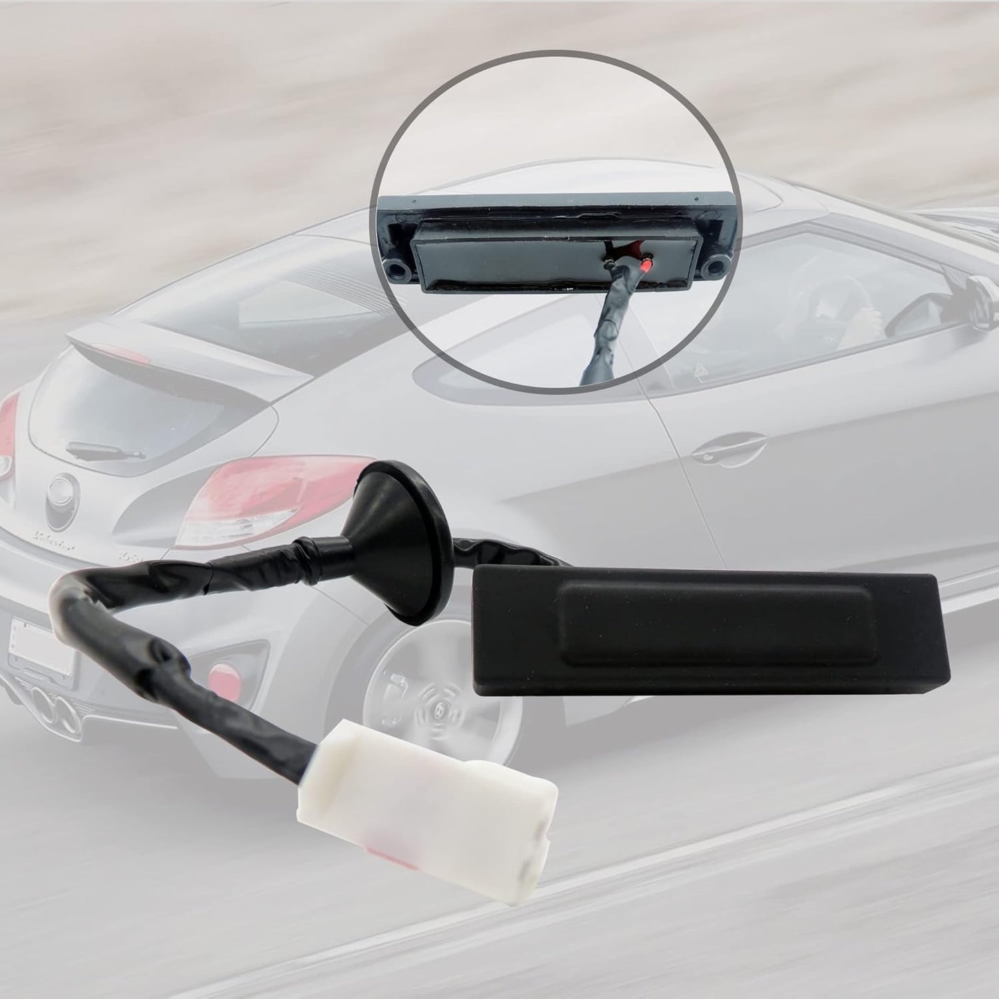 HiSport 81260-2V000 Hatch Release Button Trunk Lid Latch Switch Outside Handle & Lock Assembly Compatible with Hyundai Veloster 2012 2013 2014 2015 2016 2017 1.6L Replace 812602V000