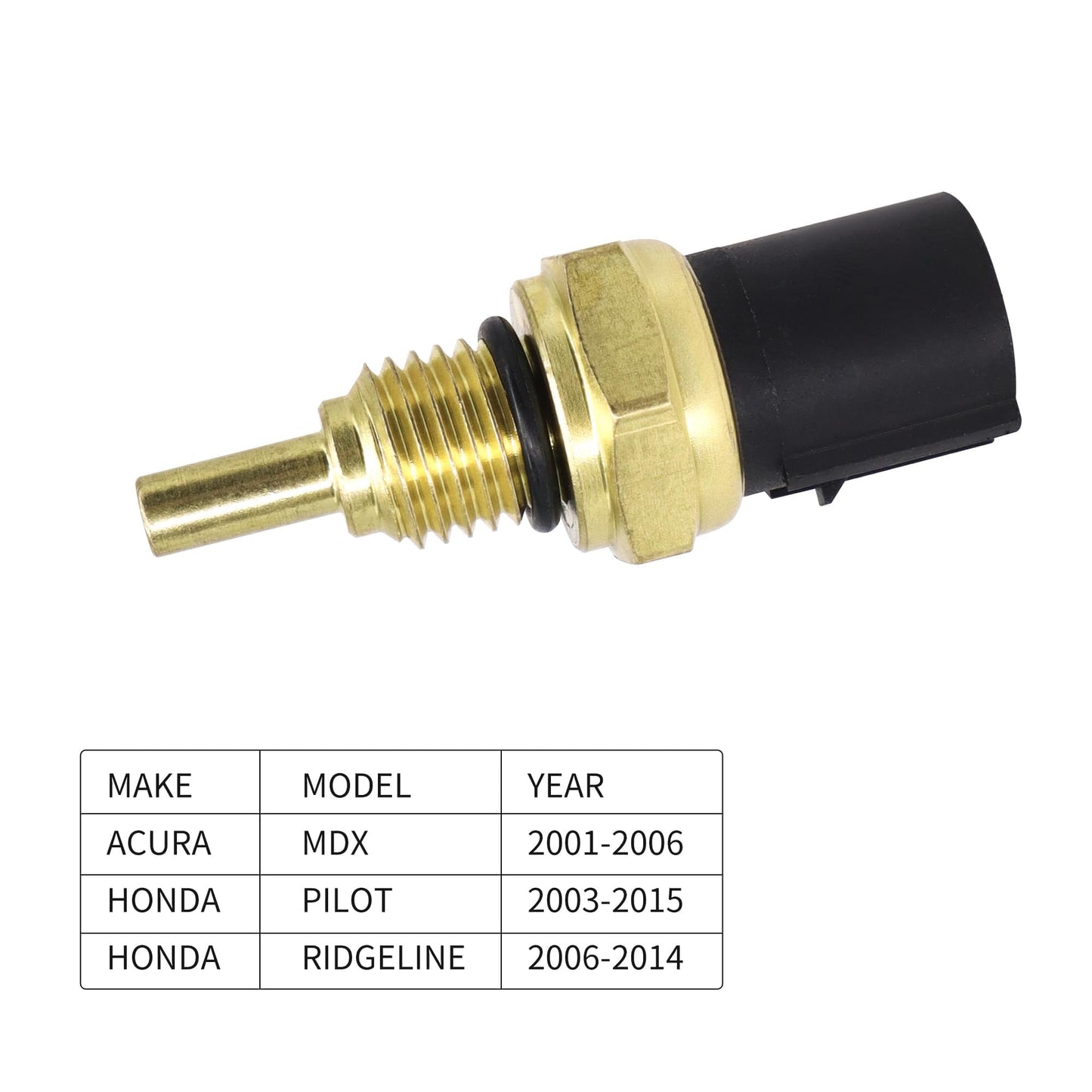 HiSport 48160PGJ003 Fluid Oil Temperature Sensor - Compatible with Acura Mdx/Honda Pilot Ridgeline - Replace 48160-PGJ-003