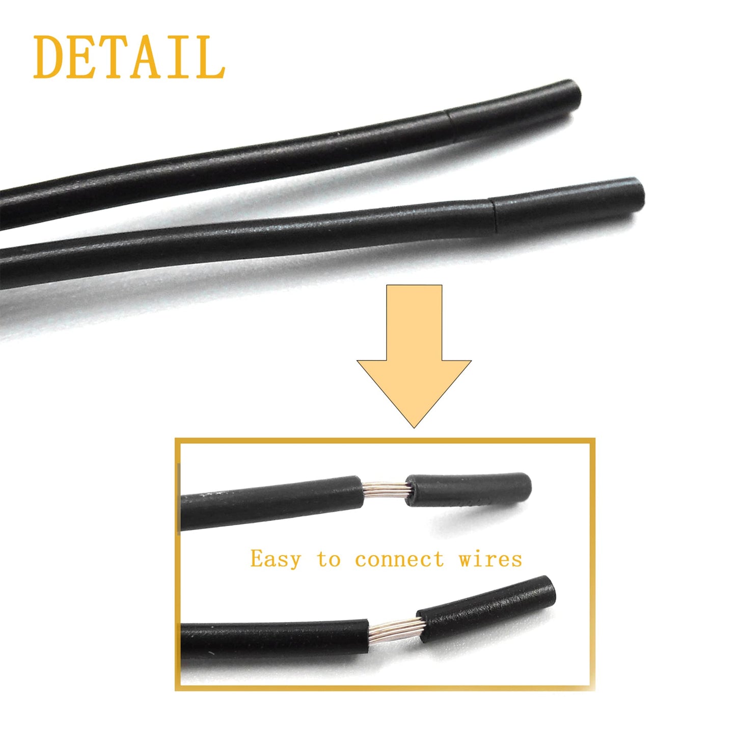 HiSport Ignition Coil Connector Pigtail Plug Compatible with Mazda Lexus Toyota Supra 1JZ 2JZ 6 Pcs