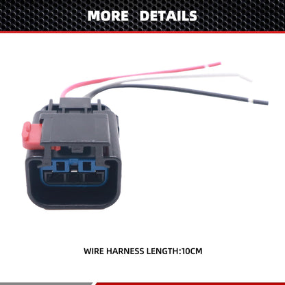 HiSport 4897087AA Camshaft Position Sensor Connector Compatible with Cadillac SRX STS XLR, Chrysler Cirrus, Dodge, Eagle, Jeep, Mazda, Mini Cooper, Mitsubishi, Plymouth Acclaim