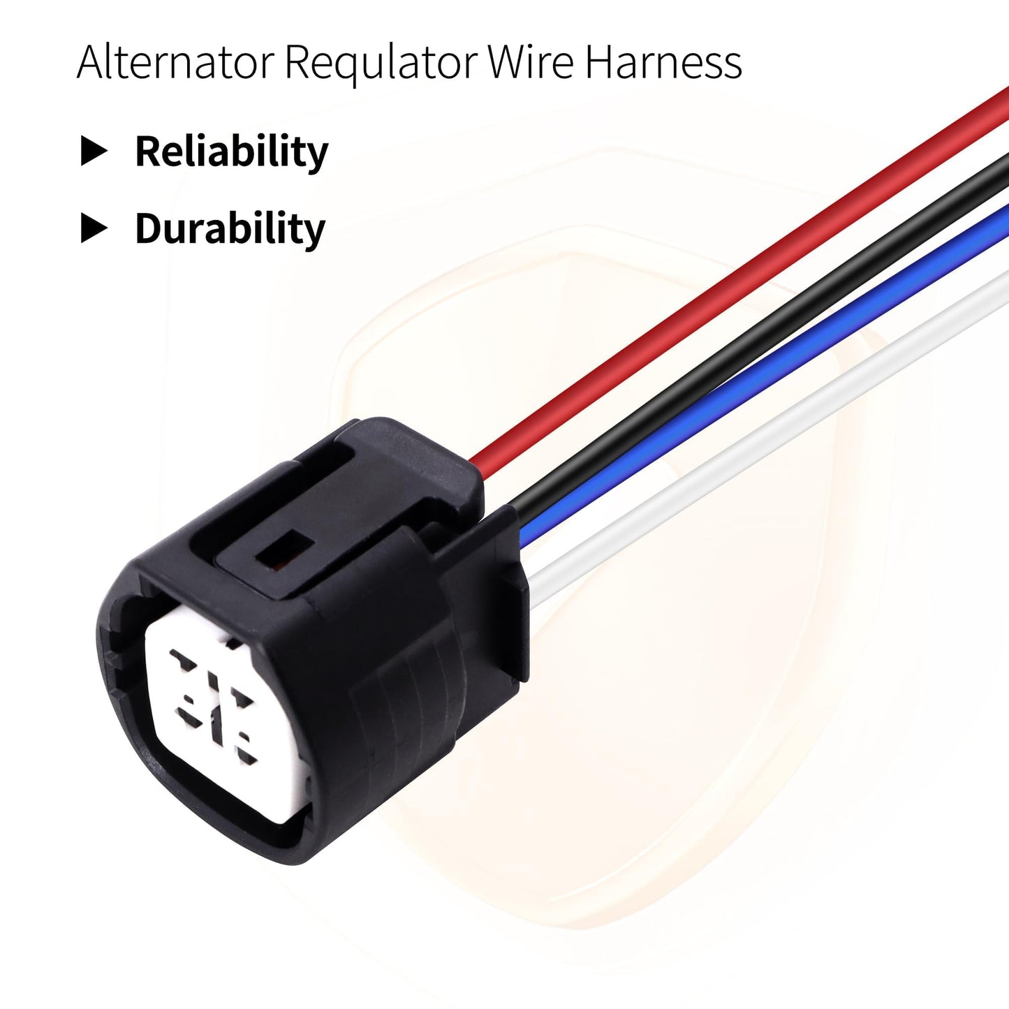 HiSport 27060-0P030 Alternator Regulator Connector Compatible with Toyota FJ Cruiser 2007-2009, Tacoma 2005 2006 2007 2008 2009 2010 2011 2012 2013 2014 2015, Tundra 2005-2010 Replace 210-0608