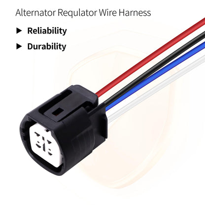 HiSport 27060-0P030 Alternator Regulator Connector Compatible with Toyota FJ Cruiser 2007-2009, Tacoma 2005 2006 2007 2008 2009 2010 2011 2012 2013 2014 2015, Tundra 2005-2010 Replace 210-0608