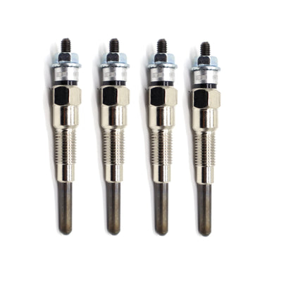 HiSport Diesel Glow Plug 16851-65510 4pcs - Compatible with Kubota D722 D902 D905 D1005 D1105 V1505 V1305 Z482 RTV900 RTV1100 Tractor B1700D B1700E ZD326 ZD331 Mower BX1800D BX1830D Engine
