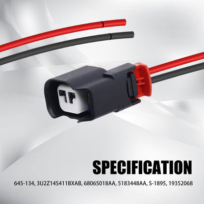 HiSport ABS Wheel Speed Sensor Connector - Compatible with Cadiliac Chevrolet Ford Dodge Replaces 645-134 S-1895 3U2Z14S411BXAB