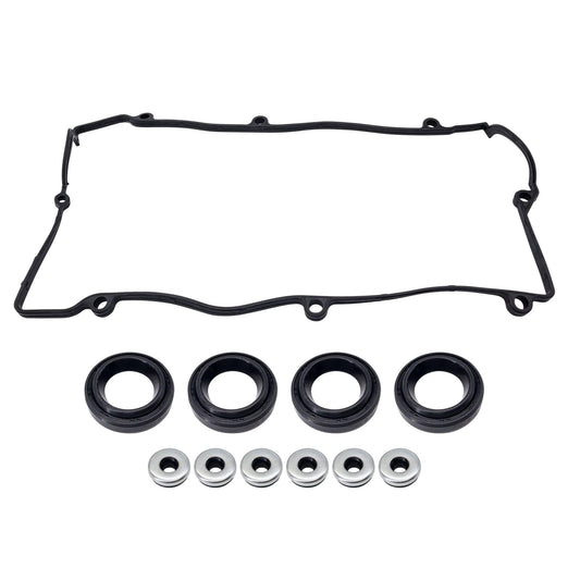 HiSport Engine Valve Cover Gasket Set VS50627R - Compatible with Acura CSX RSX ILX TSX Compatible with Honda Civic CR-V Crosstour Accord Element 2002-2013 2.0L 2.4L