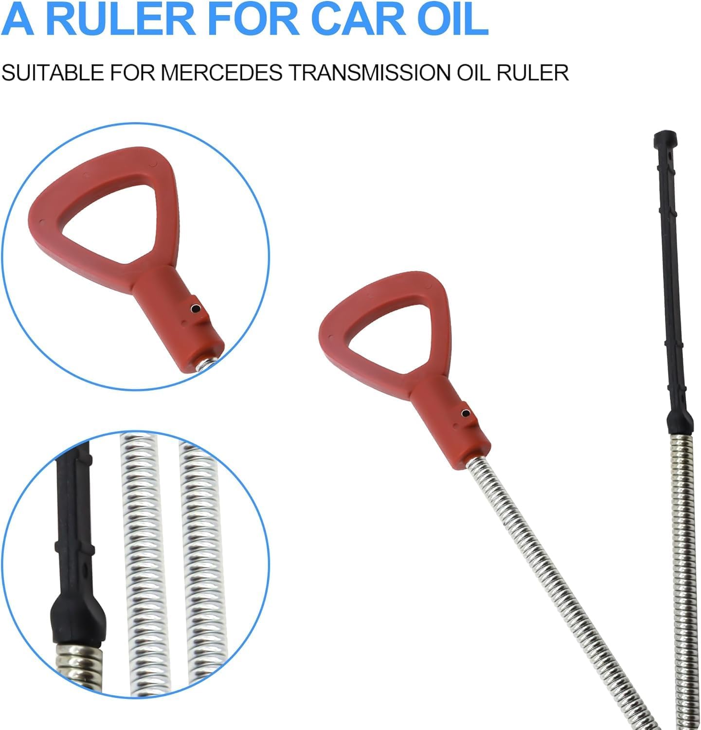 HISports Ölmessstab, Getriebeölmessstab, Automatikgetriebe Ölmessstab, 06H115611E 06J115611F Kompatibel mit A4/A5 Quattro 2.0T General 2008-2017 Motorölmessstab Autozubehör