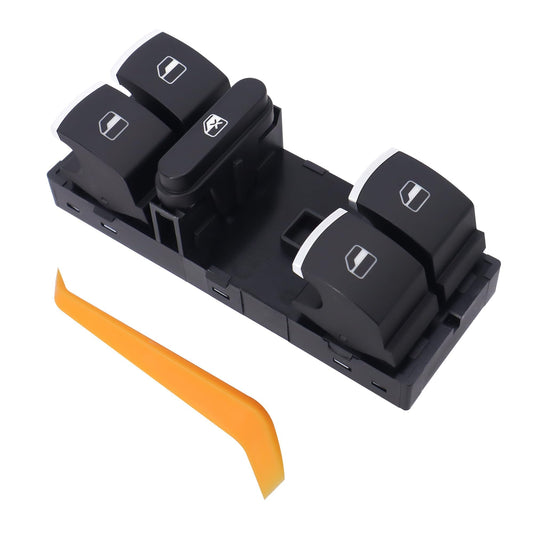 HiSport Master Power Window Switch Compatible with Volkswagen CC 2009-2017,Golf 2010-2013,GTI 2007-2013,Jetta 2005-2017,Passat 2006-2017,Rabbit 2006 2007 2008 2009,Tiguan 2009-2017 Replaces 11K4959857