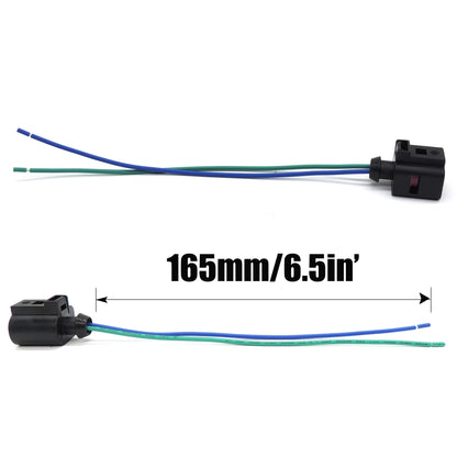 HiSport 1J0 973 702 1J0973702 Female Connector Harness Plug Replacement for VW Jetta Golf MK4 MK5 B5 Beetle 2 PCS