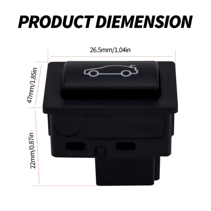 HiSport 61319200316 Trunk Unlock Release Switch Button - Compatible with BMW 530e 430i 440i 530i 540i 230i 330i 340i M240i M2 330e M4 228i 428i 435i 228i 535d 2002-2020