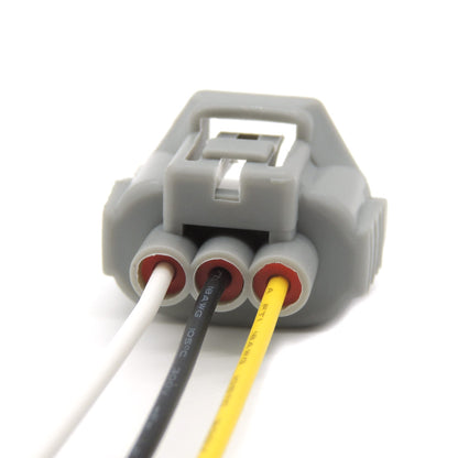 HiSport 3-Wire Front Turn Signal Wiring Connector Plug Pigtail Wire Harness Compatible with Toyota Camry Tacoma Tundra Replacement for 90075-60060 9007560060