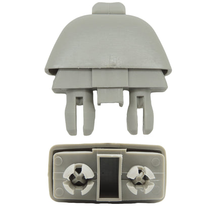 HiSport Interior Sun Visor Hook Clip Bracket Compatible with Audi A6 C6; Replacement for VW Passat B7 Polo, 2PCS