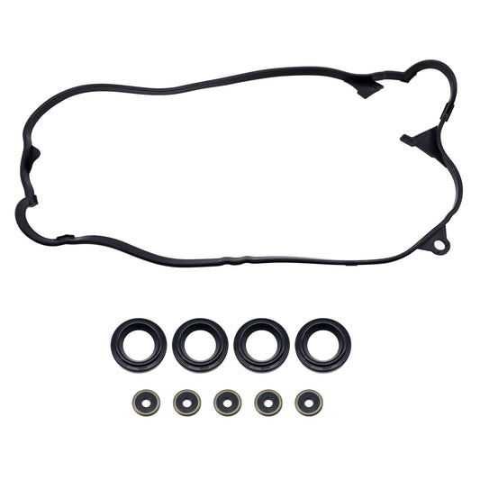 HiSport Engine Valve Cover Gasket Kit - Compatible with Honda Civic DX/LX V-TEC/EX V-TEC/HX V-TEC/GX V-TEC 1.7L 2001 2002 2003 2004 2005 - Replace VS50606R